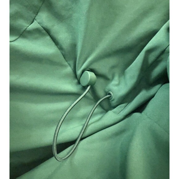 Lululemon Puffer Jacket Womens 4 Green Goose Down Hooded Winter Coat Short EUC - Picture 8 of 11